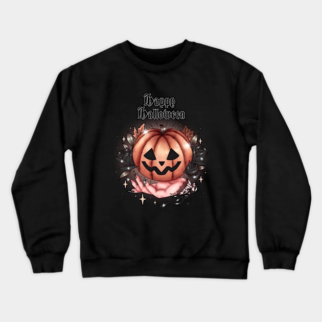 Happy Halloween Crewneck Sweatshirt by chiaraLBart